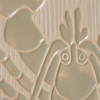 Lobster, Stoneware Wall Tile, Wall Art, Cream Wall Decor from HKLIVING