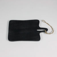 Large black mango wood serving board with handle by Olsson & Jensen