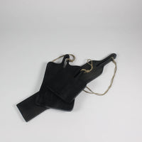Three black mango wood serving boards by Olsson & Jensen in medium, large and long sizes