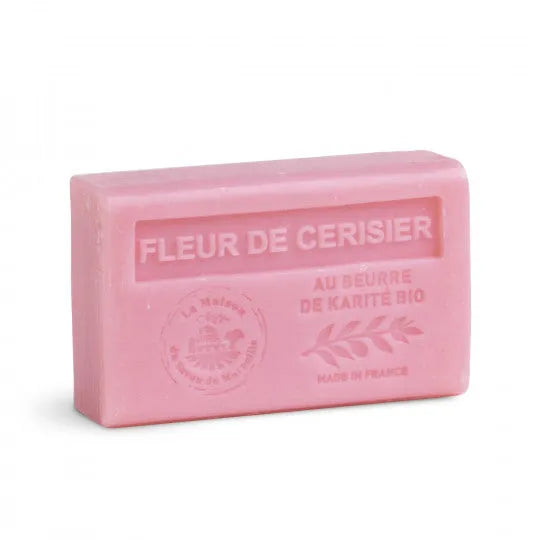 La Maison du Savon de Marseille Cherry Blossom soap bar, alternative view