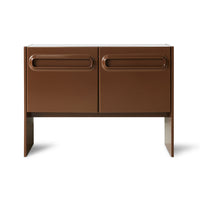 Compact chocolate brown dresser from the Space Cabinet collection by hkliving, perfect for small spaces.