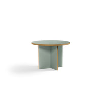 round blue green dining table by HKLIVING