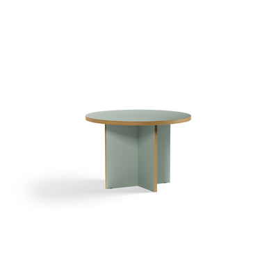 round blue green dining table by HKLIVING
