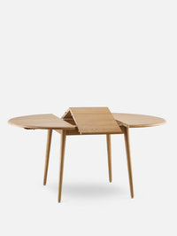 Fox Round Extendable Dining Table 110/150 by 366 Concept in Natural Ash