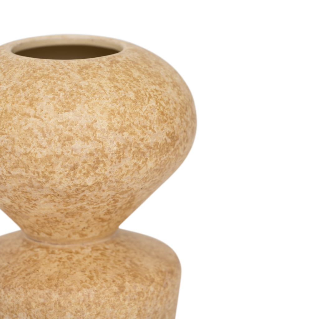 Close-up of the sponged matt finish on the Freja vase