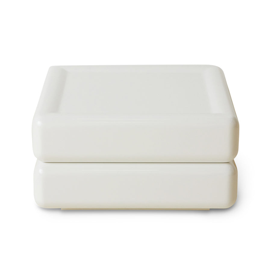 White Minimalist Coffee Table, Space by HKLIVING