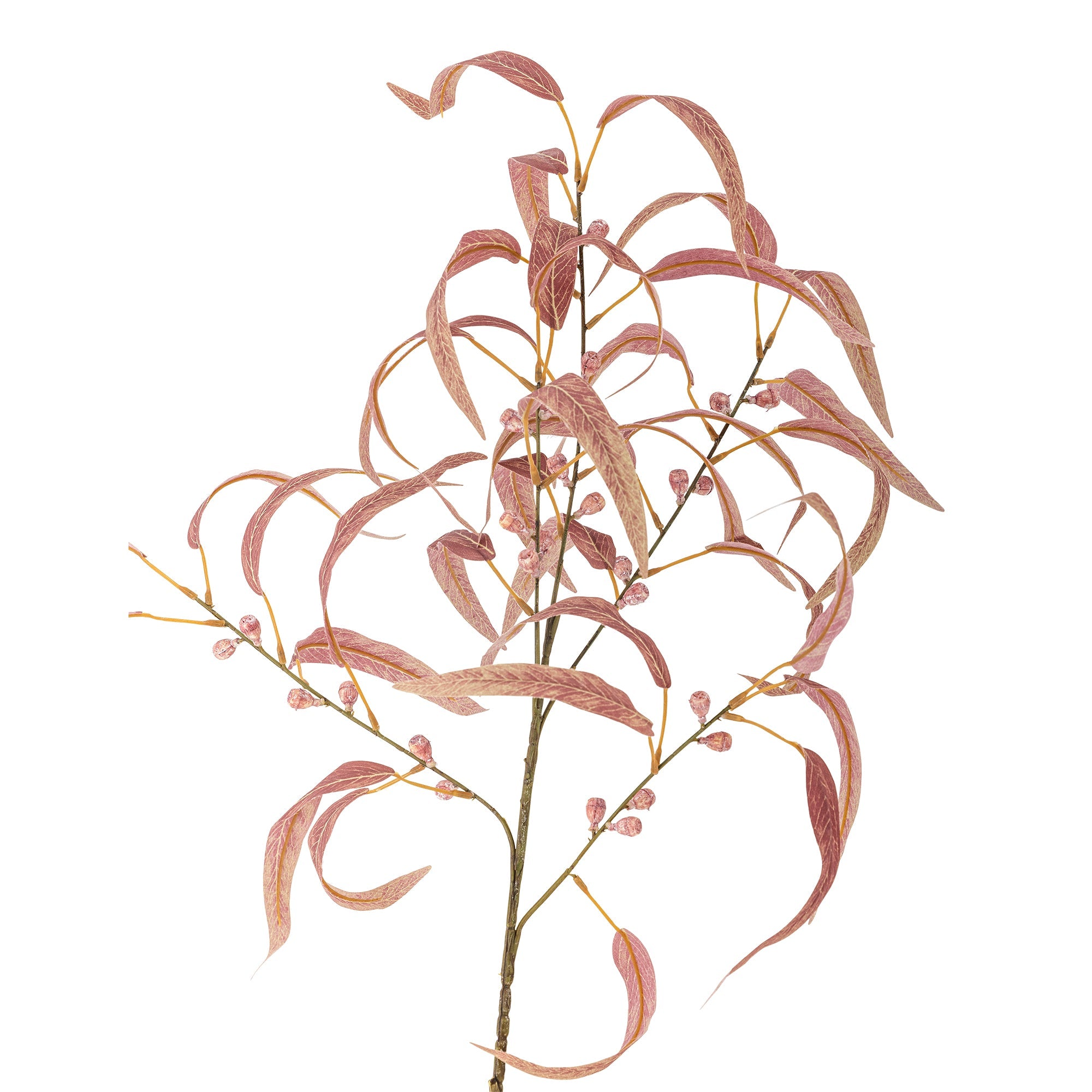 Full-length artificial red eucalyptus stem by Bloomingville