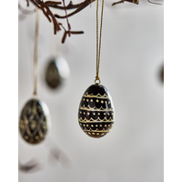 Nordic-style Easter tree decorations made from recycled wood

