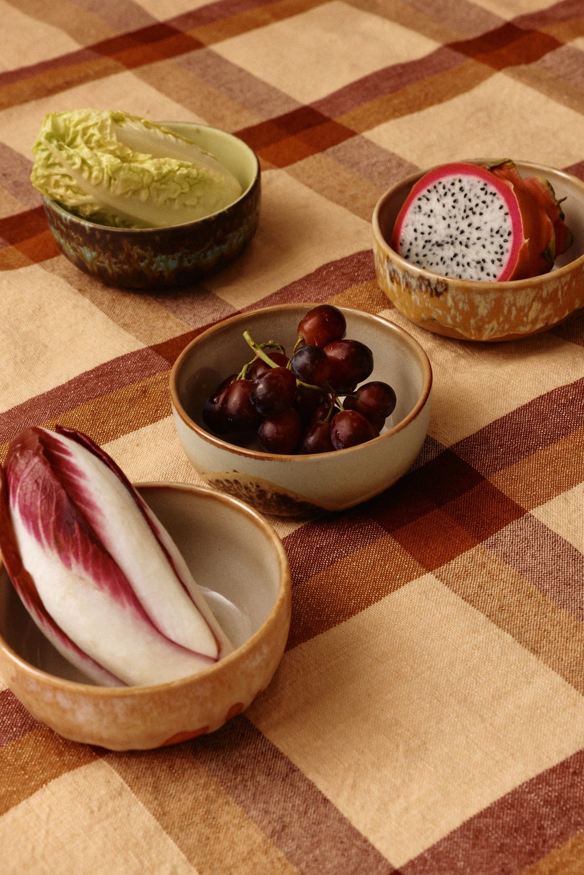sunbeam tapas bowl by hkliving used for snacks on a retro table setting

