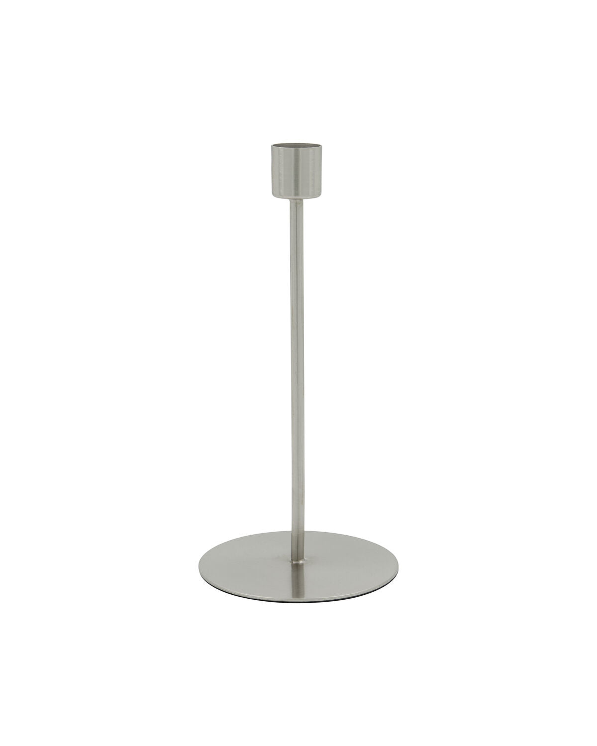 House Doctor Anit candle holder in brushed silver, Tall