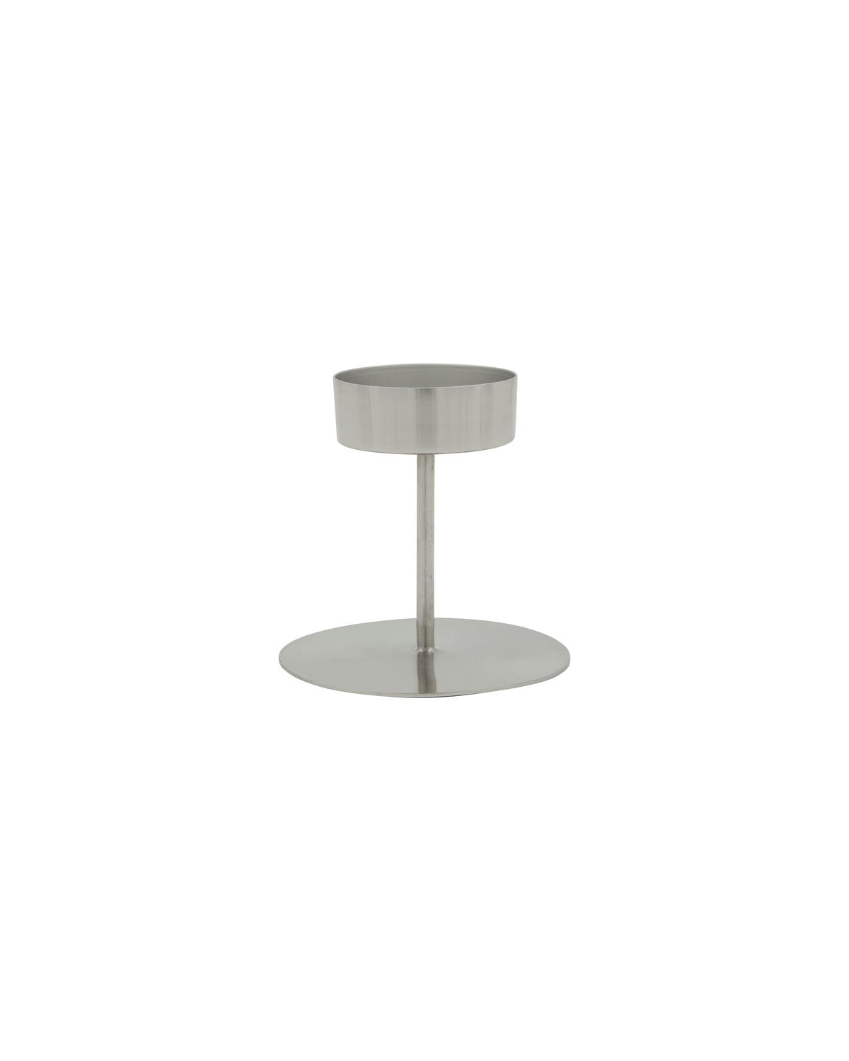 House Doctor Anit tealight holder in brushed silver