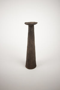 Indi dark rustic pillar candle holder by Olsson & Jensen, 46 cm