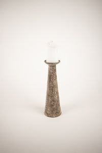 Indi light rustic pillar candle holder by Olsson & Jensen, 36 cm