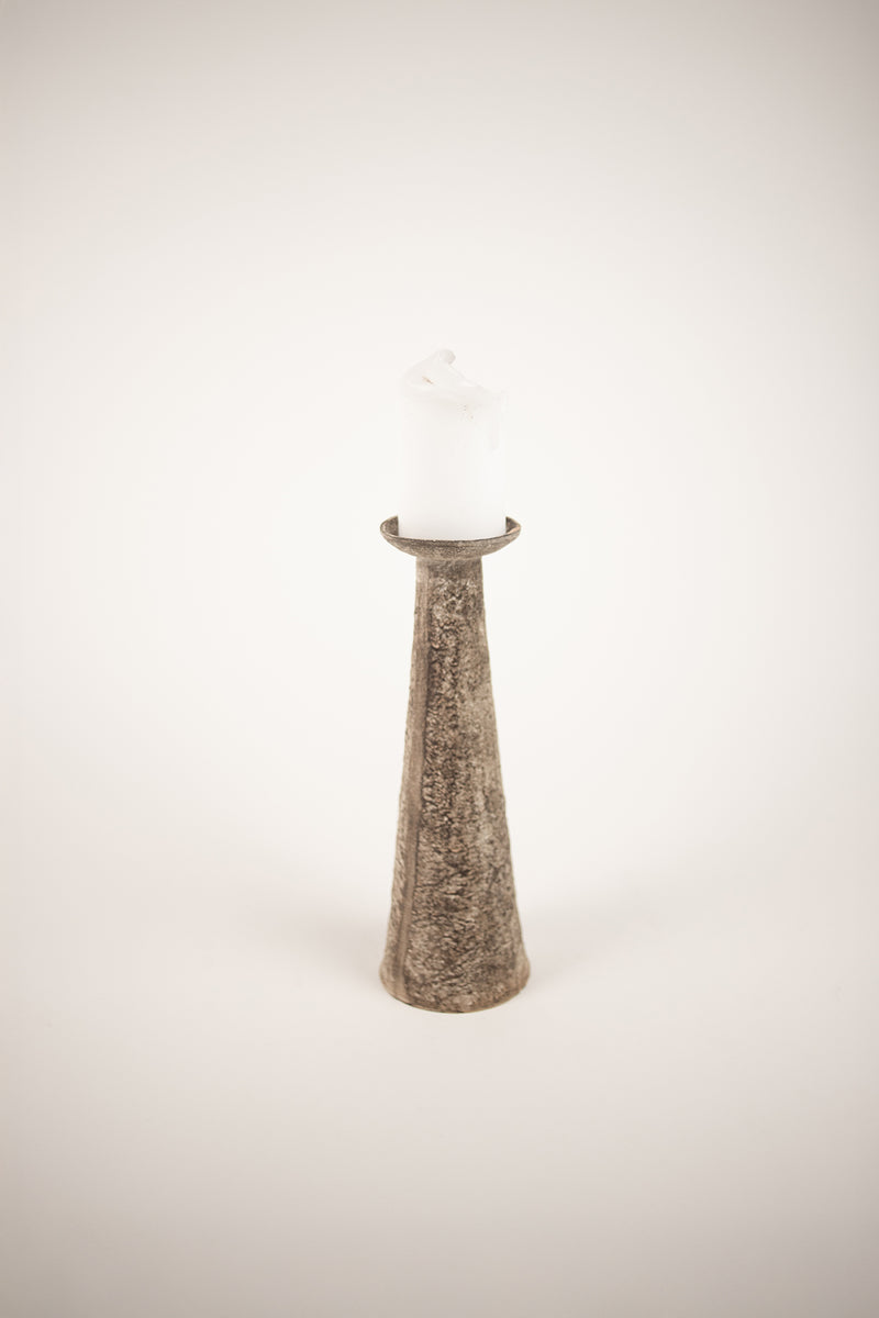 Indi light rustic pillar candle holder by Olsson & Jensen, 36 cm