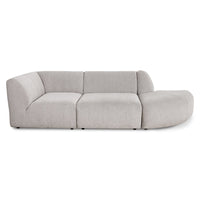 Jax Couch Element, Round Module, Sneak Grey, HKLIVING