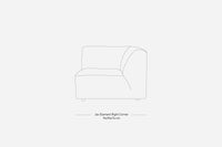 Jax Couch Element, Right Corner, Sneak Grey, HKLIVING