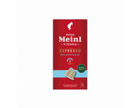 Julius Meinl Espresso Decaffeinato biodegradable coffee capsules pack – Nespresso compatible