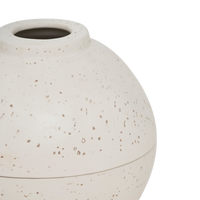 Detail of the speckled matt texture on the Kiri diffuser holder