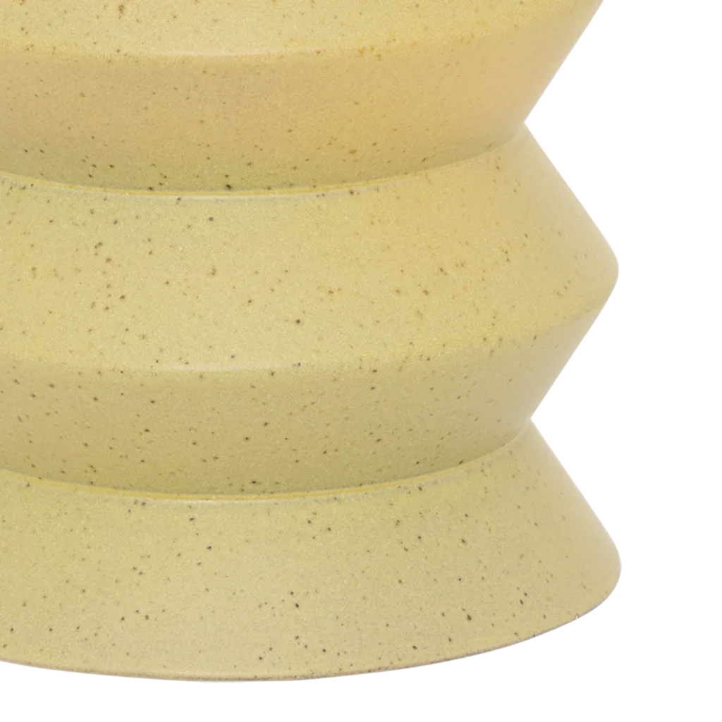 Detail of the speckled matt reactive glaze on the Kova vase