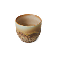 HKLIVING Cafe Cups, Lagoon Set or Individual, 70s Ceramics