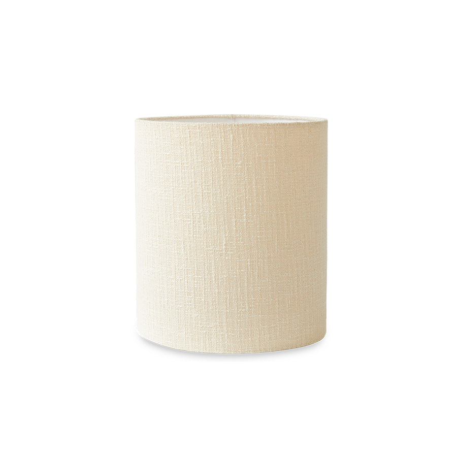cream boucle lampshade by HKLIVING with soft textured finish for warm neutral interiors