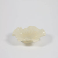 Loa vanilla glass bowl on a foot by Olsson & Jensen