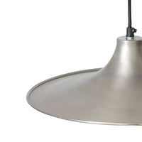 Pavilion Pendant Lamp in Silver by HKLIVING – Wide Sculptural Industrial Pendant Light