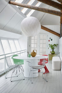 Metal Wire Chair with Arms by HKLIVING Available in Silver, Brass, and Black