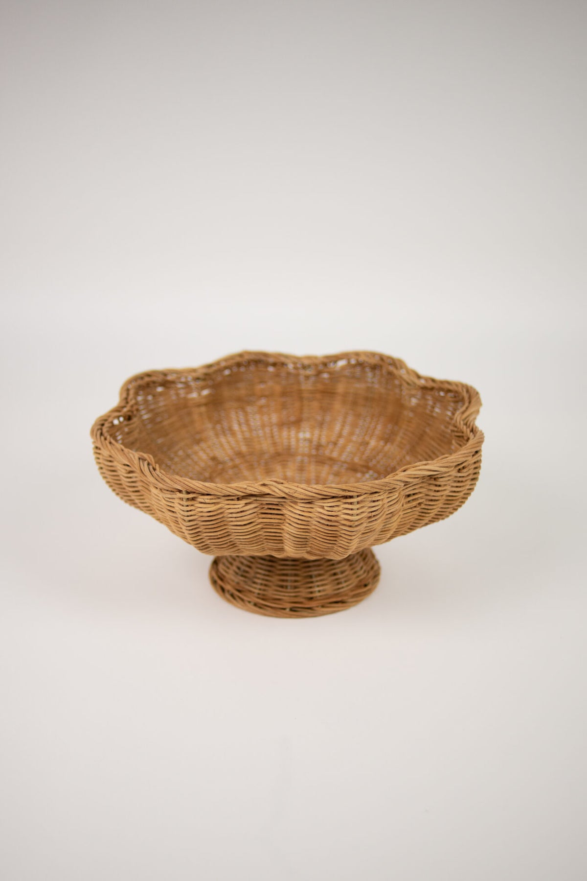 Magret natural rattan footed bowl by Olsson & Jensen, 40 cm