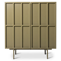 Cupboard by HKLIVING in Olive Green