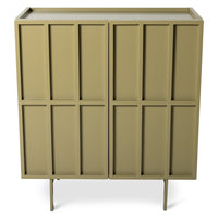 Cupboard by HKLIVING in Olive Green