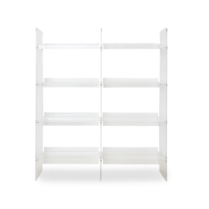 HKLIVING clear acrylic display cabinet, 160cm unit, front view on a white background
