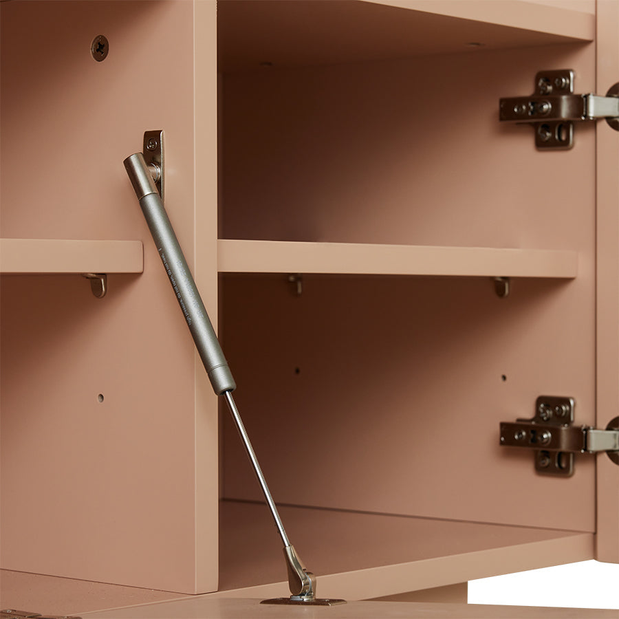 HKLiving Lowboard Sideboard - Nude Peach Pink Finish