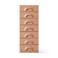 Chest of 7 Drawers, Blush Pink from HKLIVING