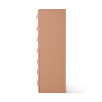 Chest of 7 Drawers in Blush Pink by HKLIVING