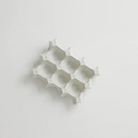 Nea white stoneware egg tray for 6 eggs by Olsson & Jensen