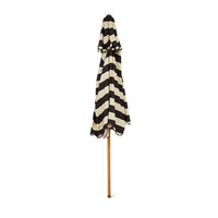 1950s Striped Patio Umbrella – Stracciatella Parasol by HKLIVING