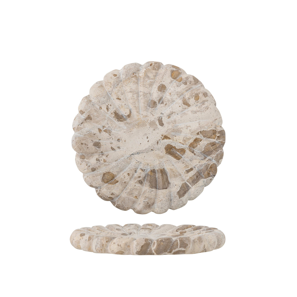 Decorative marble tray for minimalist homes by Bloomingville