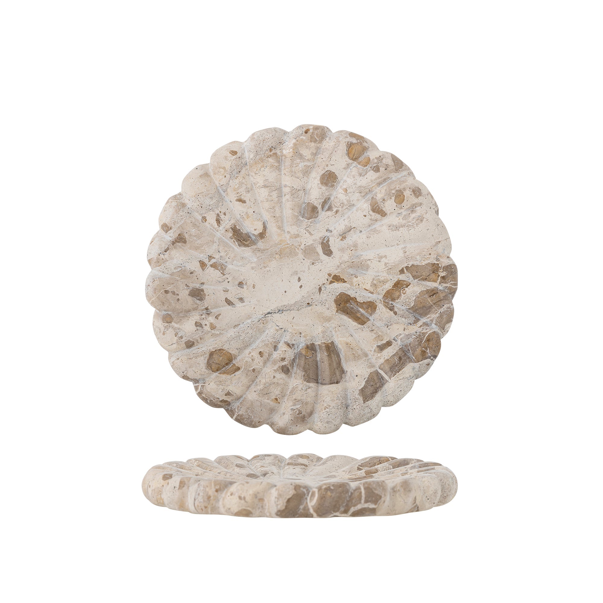 Decorative marble tray for minimalist homes by Bloomingville