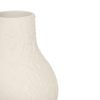 Detail of the hand-applied spatula texture on the Risa vase