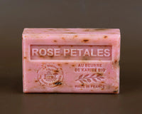 Rose Petals French soap with real rose petals and argan oil by La Maison du Savon de Marseille, 125g
