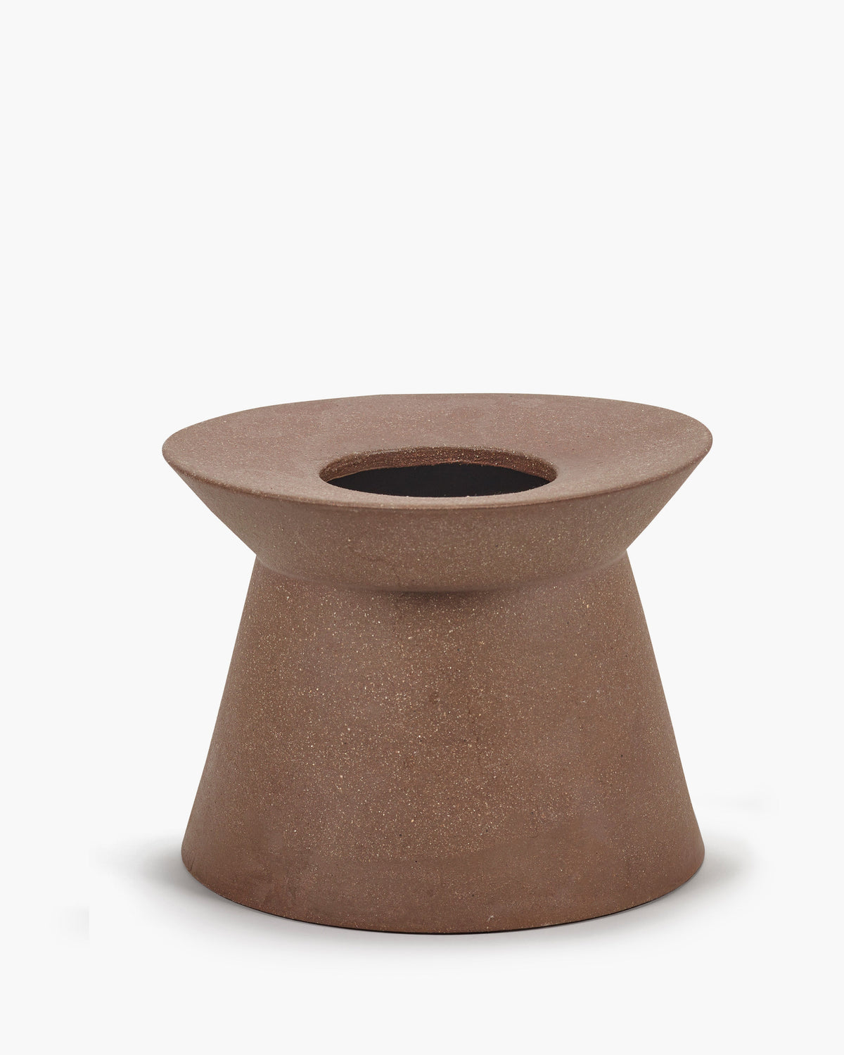 Large Marie-Ann Vase 01 in red brown clay by Serax