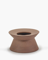 Medium Marie-Ann Vase 01 in red brown clay by Marie Michielssen for Serax