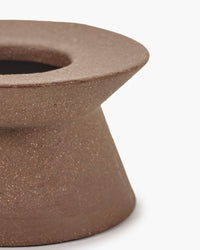 Close-up of the clay texture on the small Serax Marie-Ann Vase 01