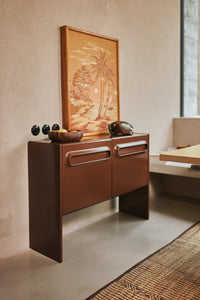 Space dresser small chocolate by hkliving with a sleek, modern design and rich brown finish in a modern retro setting