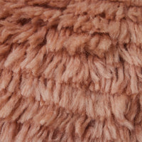 Fluffy Rectangular Cushion Blush Pink 65 x 40cm by HKLIVING