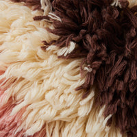 close-up of the fluffy striped fabric texture on HKLIVING cushion for a soft tactile finish that elevates everyday lounging 