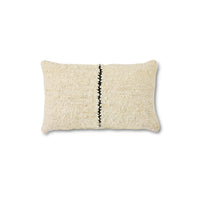 Natural Wool Striped Cushion by HKLIVING - 50x30cm Soft Wool & Cotton