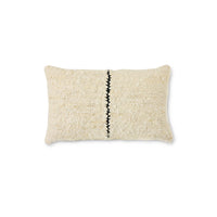 Natural Wool Striped Cushion by HKLIVING - 50x30cm Soft Wool & Cotton