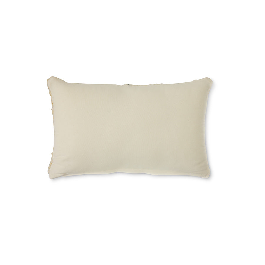 Natural Wool Striped Cushion by HKLIVING - 50x30cm Soft Wool & Cotton